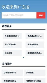 廣東政務(wù)服務(wù)網(wǎng)HD 一站式政務(wù)服務(wù)的移動(dòng)神器